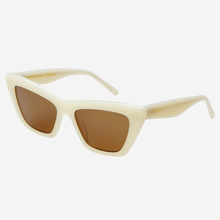 Load image into Gallery viewer, Siena Acetate Womens Cat Eye Sunglasses: Milky White
