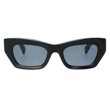 Load image into Gallery viewer, Selina Womens Acetate Cat Eye Sunglasses: Black
