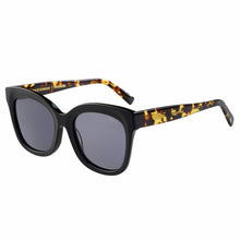 Load image into Gallery viewer, Naples Acetate Cat Eye Sunglasses: Black / Tortoise
