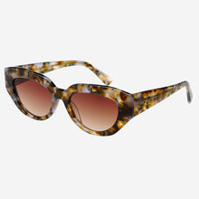 Load image into Gallery viewer, Frankie Acetate Cat Eye Sunglasses  : Brown Pearl
