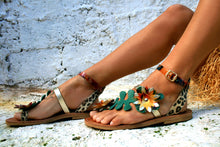 Load image into Gallery viewer, Greek Handmade Leather Sandal by Marbe : Mozambique: EU37
