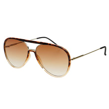 Load image into Gallery viewer, Shay Aviator Sunglasses: Tortoise
