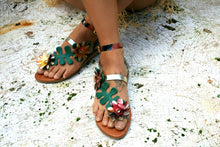 Load image into Gallery viewer, Greek Handmade Leather Sandal by Marbe : Mozambique: EU38
